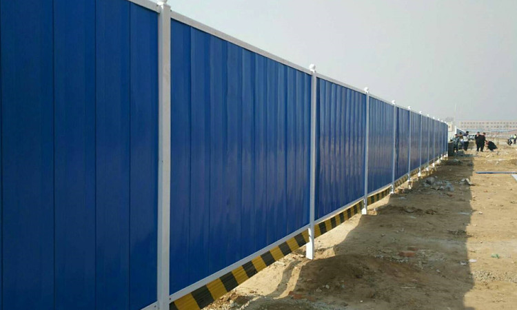 藍(lán)色彩鋼圍擋